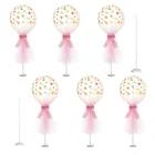 6 шт настольный держатель для шарика для свадьбы украшение шары колонна-подставка-держатель с креплением для дня рождения вечерние клипсы для воздушных шаров, колонка детского дня рождения