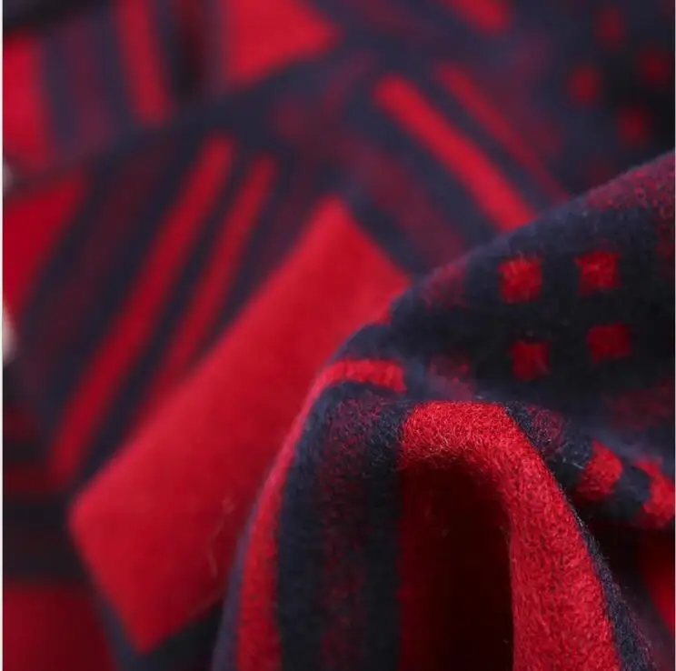 Новый кашемировый шарф в клетку Человек зима Марка мужчин 2017 дизайнер шали