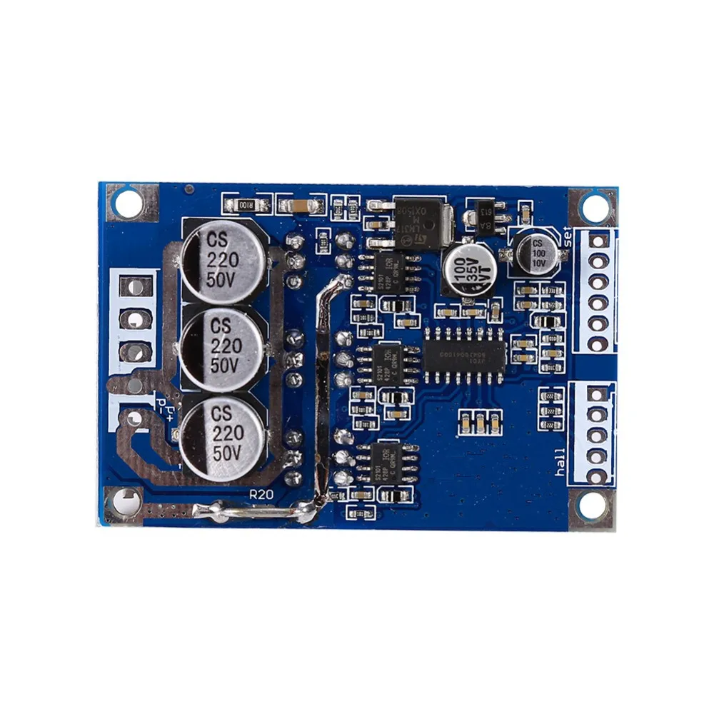Новый DC 12 V 36 500 W Бесщеточный контроллер двигателя малошумный двигатель