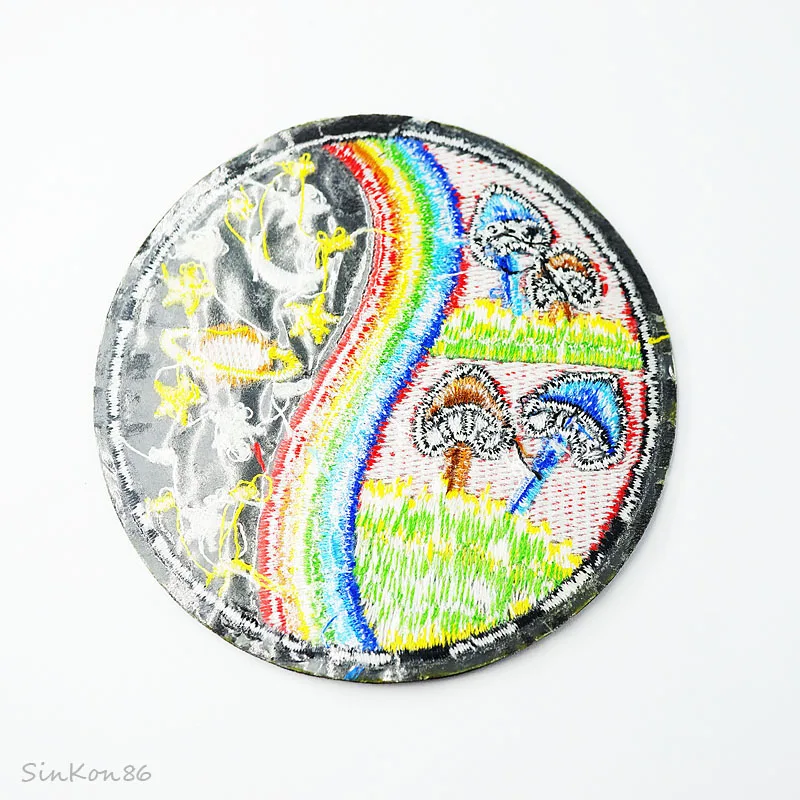 Нашивки с рисунком ночного неба Размер: 8 6x8 6 см|patch cloth|iron ondiy patch |