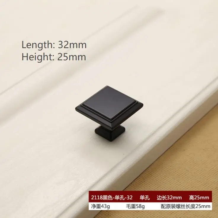32mm LCH, американский стиль, пианино, черная фурнитура, ручка для шкафа, ручка для шкафа, европейский стиль, садовый шкаф, ручка для шкафа, дверная ручка - Цвет: 32mm