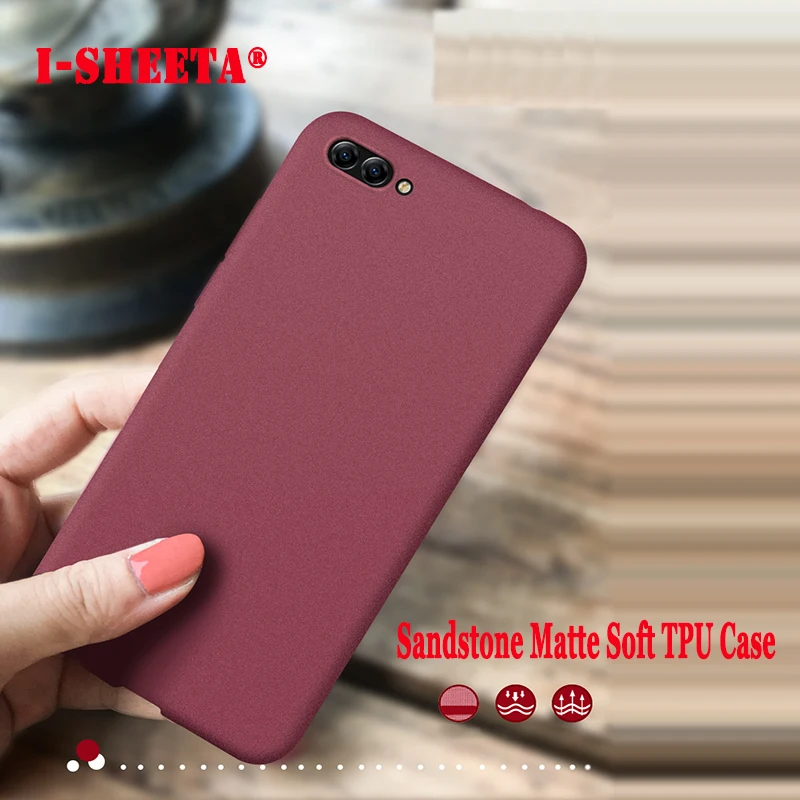 I-SHEETA For Xiaomi Mi A1 A2 Shockproof Hybrid Silm Sandstone matte Soft TPU Silicone Back Case Capa Coque |
