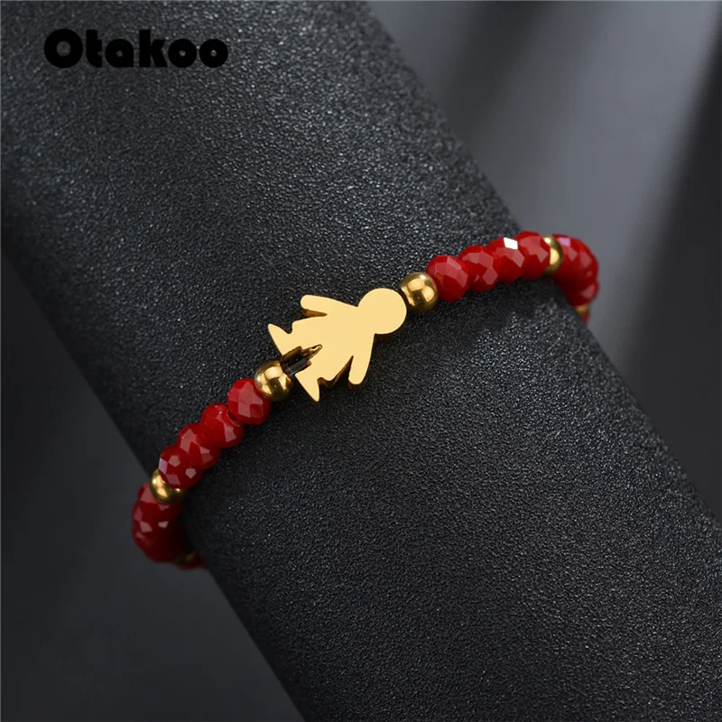 Бренд Otakoo 8 мм браслеты из бисера с натуральными камнями женский браслет