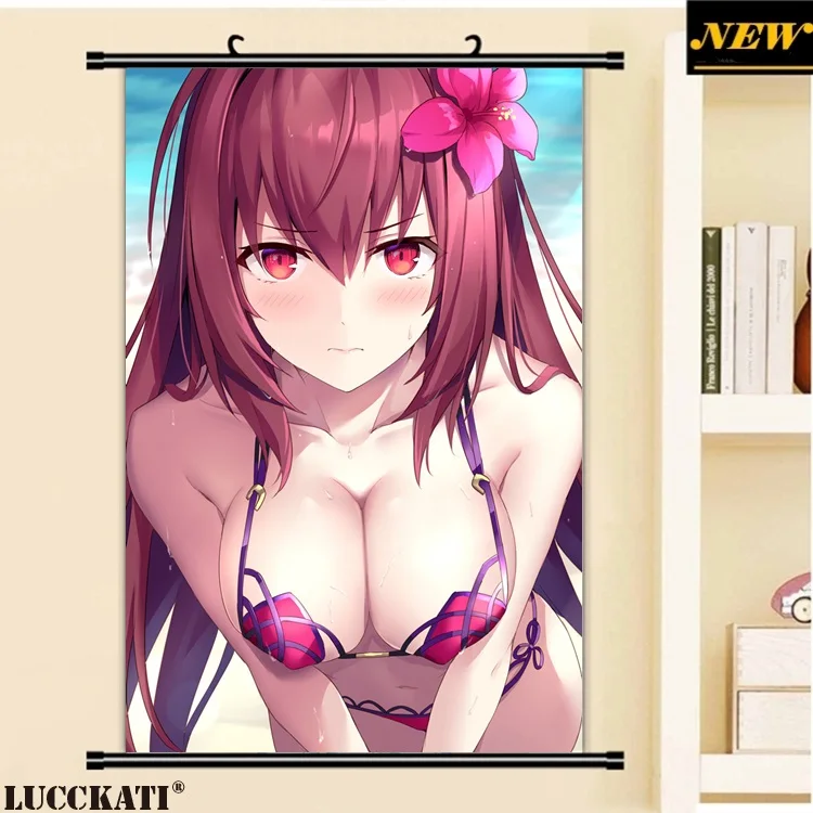 40X60 см Fate grand order Fate/go Fgo Сексуальная лоли калочка мультфильм аниме Искусство Настенная картина плакат прокрутка Ткань Холст Живопись