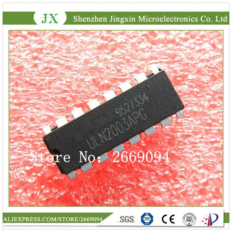 20 шт. ULN2003AN DIP16 ULN2003A ULN2003 ULN2003APG DIP новый и оригинальный IC | Электроника