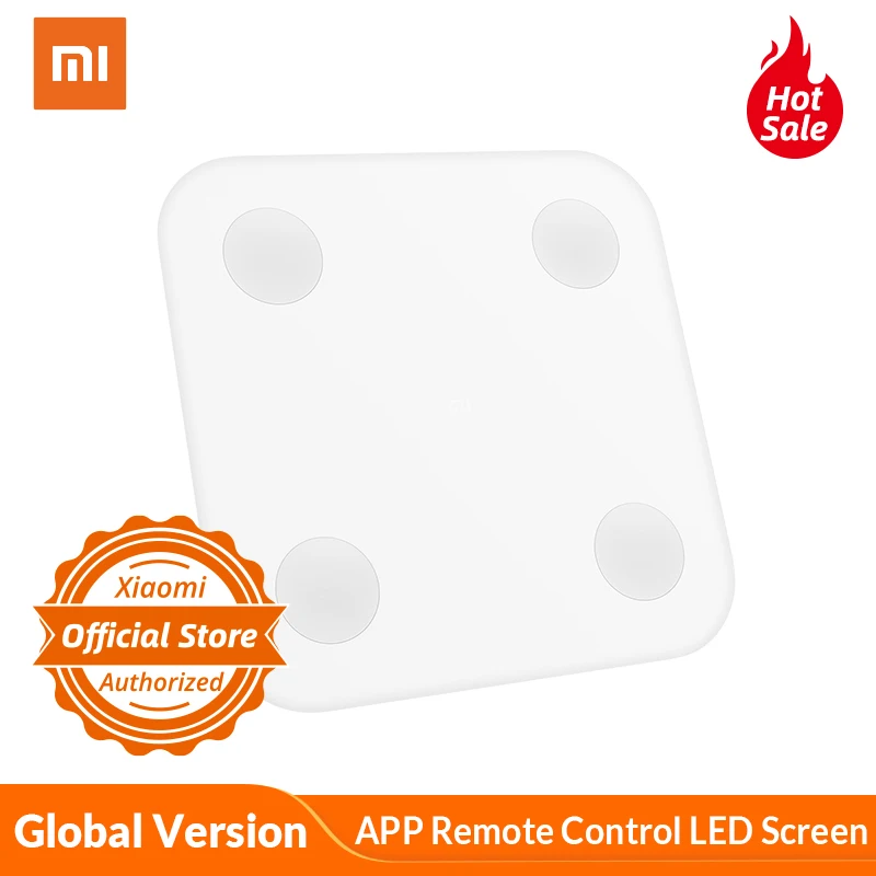 Xiaomi Smart weight Scale Global Version Human BFR измерение соотношения жира в теле весы приложение дистанционное управление СВЕТОДИОДНЫЙ экран