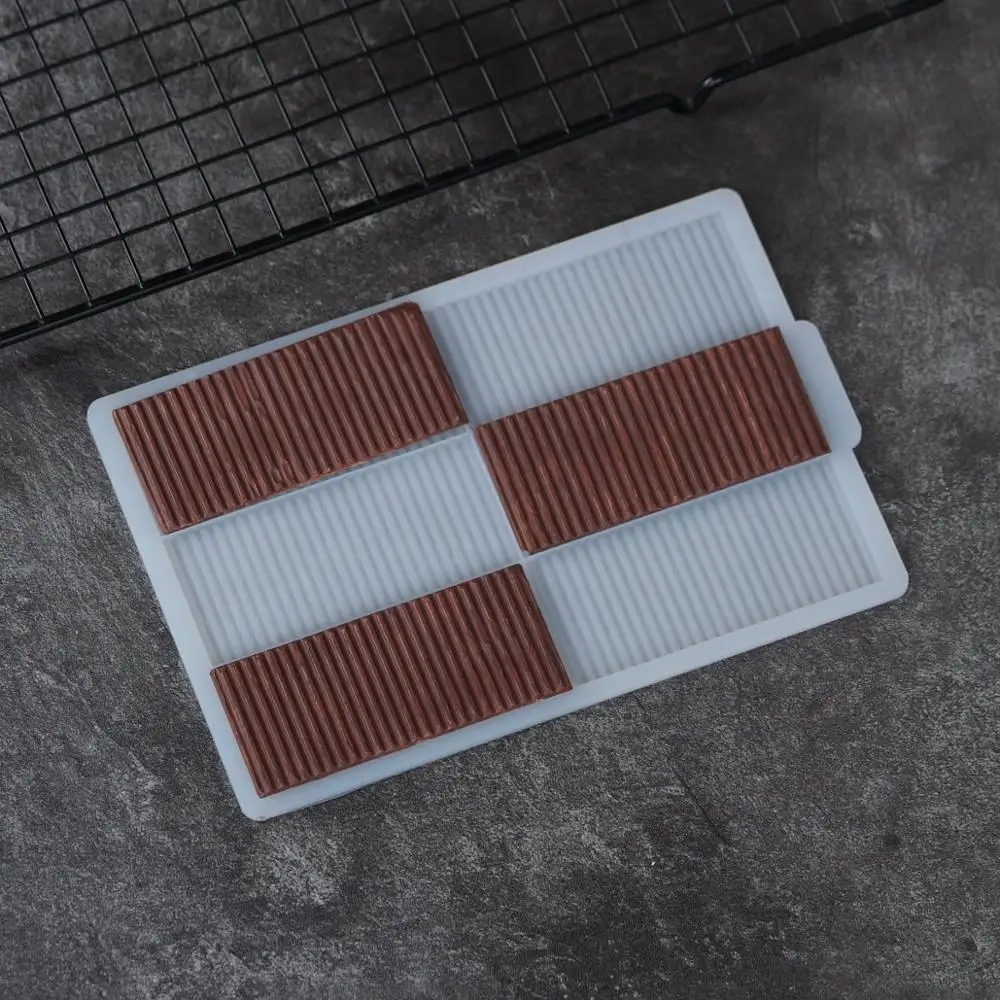 

Bar Shape Strips Shape Chocolate Transfer Sheet Mould Cake Decorating Tools Silicone Mold Baking Stencil Chablon