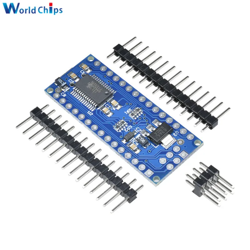 Мини USB Nano V3.0 3 0 FT232 чип ATmega328 Atmega328p микроконтроллер 5 в 16 м МГц плата модуль для Arduino