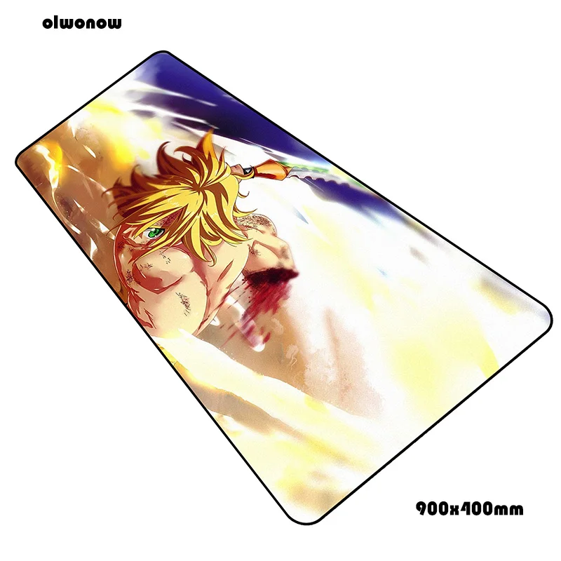 Nanatsu no taizai padmouse 900x400x3 мм игровой коврик для мыши мышь под заказ геймер компьютерный стол мальчик подарок коврик notbook mousemate pc