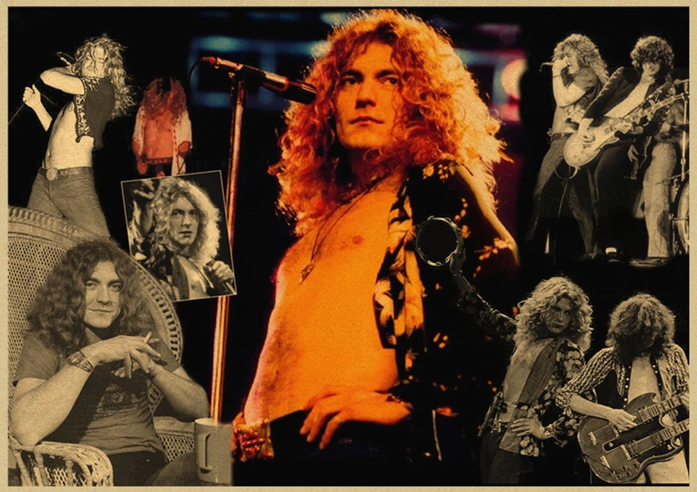 Led Zeppelin рок-музыка крафт-бумага постер для бара/Кафе Ретро плакат декоративной живописи