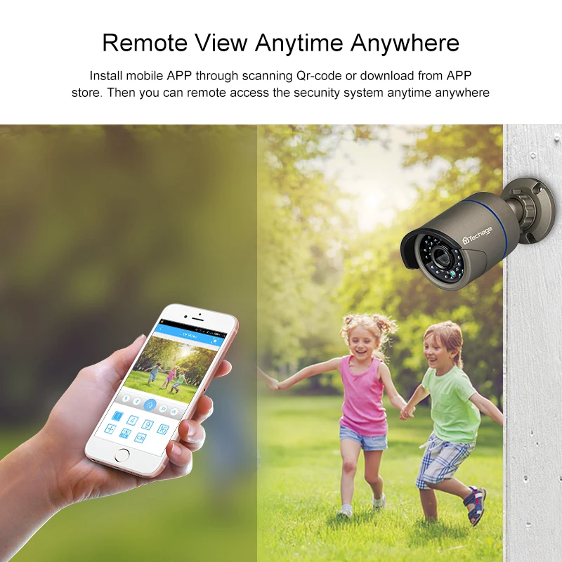 Techage 1080P 960P 720P HD IP Сетевая камера Onvif Домашняя безопасность CCTV видео наблюдение 2MP