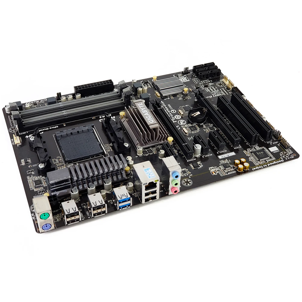 Материнская плата Gigabyte GA-970A-DS3P для настольного компьютера 970A-DS3P AMD AM3 + 970 FX Phenom II DDR3