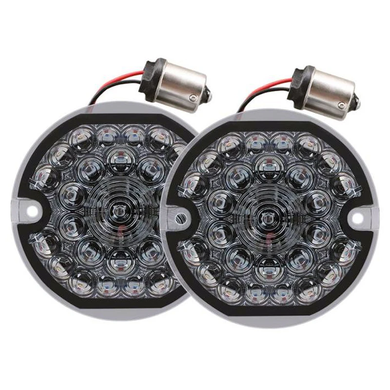 Светодиодсветильник поворотники для мотоциклов 12 В harley FLSTC FLHTC FLSTN FLHTK FLHT FLTR FLHR FLHRC|