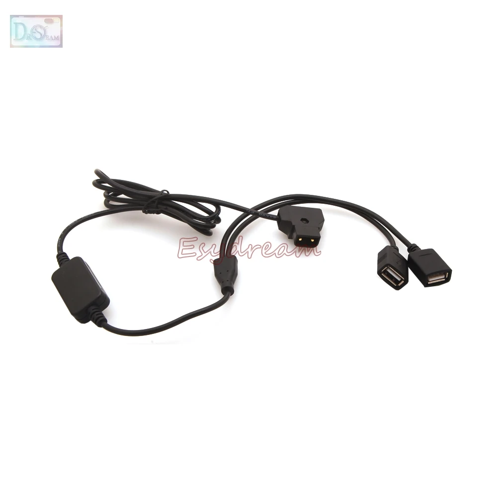 Новый адаптер питания P-Tap D-Tap 14 8 в с двумя USB-портами 5 2 а постоянного тока |