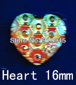Free Shipping 16MM heart rhinestone beads 2015year new design for Garment accessories|rhinestone bead spacers|beads abbead chandelier |