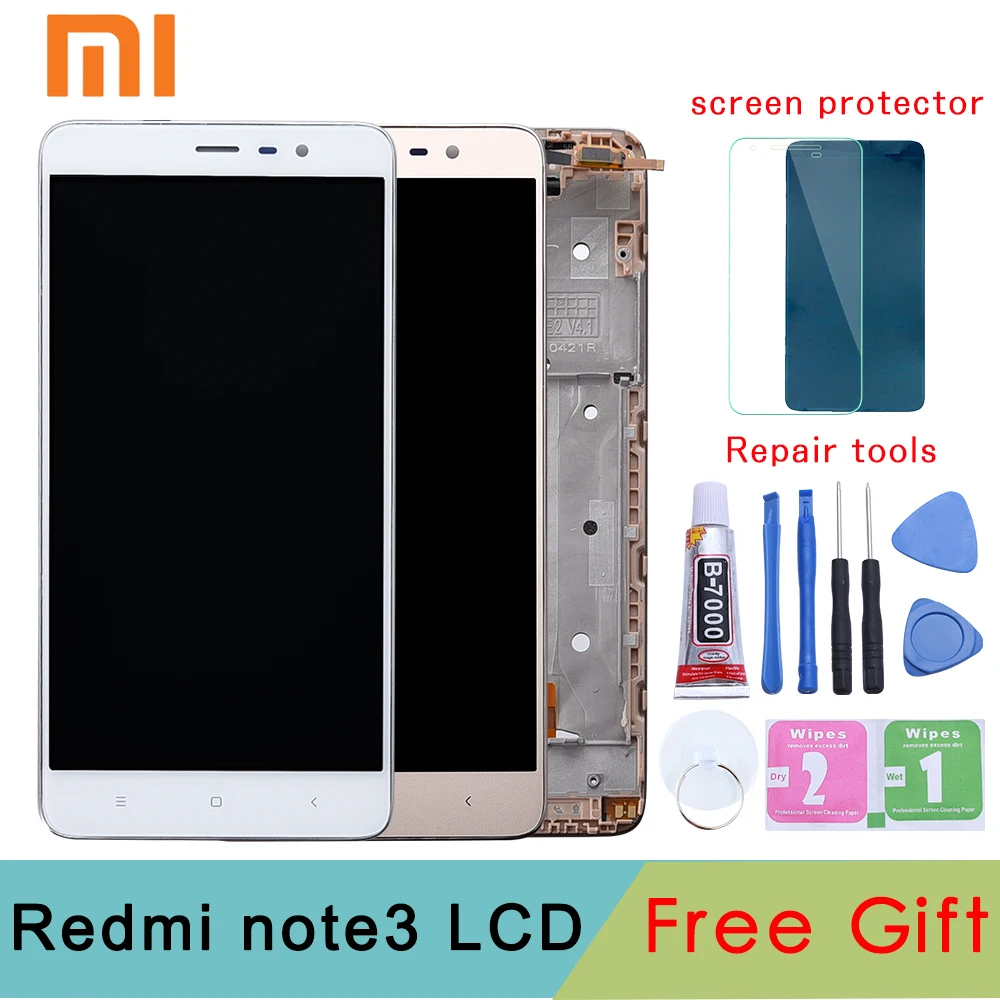 Процессор Mediatek Helio X10 Восьмиядерный Note3 5 &quotдисплей для XIAOMI Redmi Note 3 ЖК сенсорный