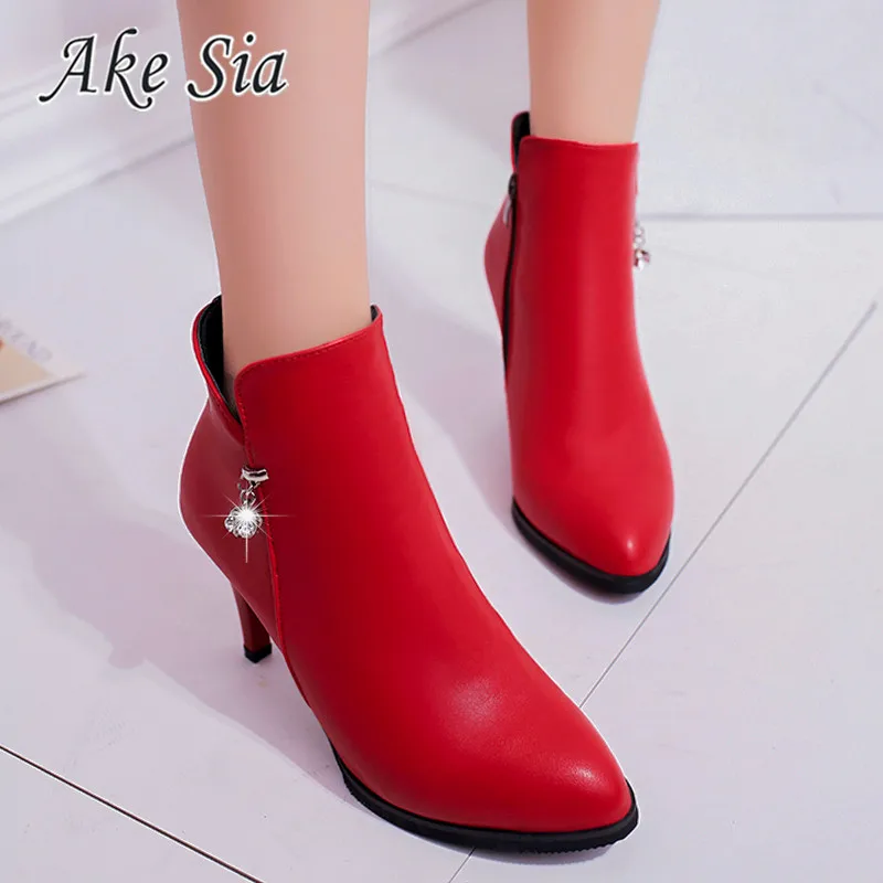 Party Women Mules Slipper Pointed Toe Block Strap Closed Shallow High Heels Shoes Sandals Black Beige Square heel Pumps