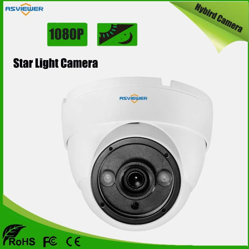 Звездный свет Sony IMX307 CMOS гибридная камера 2 шт Массив с AHD/CVI/TVI/CVBS 4 в 1 2MP Высокое