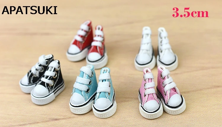 6 пара/лот 3 5 см Canva обувь для куклы блайз повседневная Барби кукольный домик мини