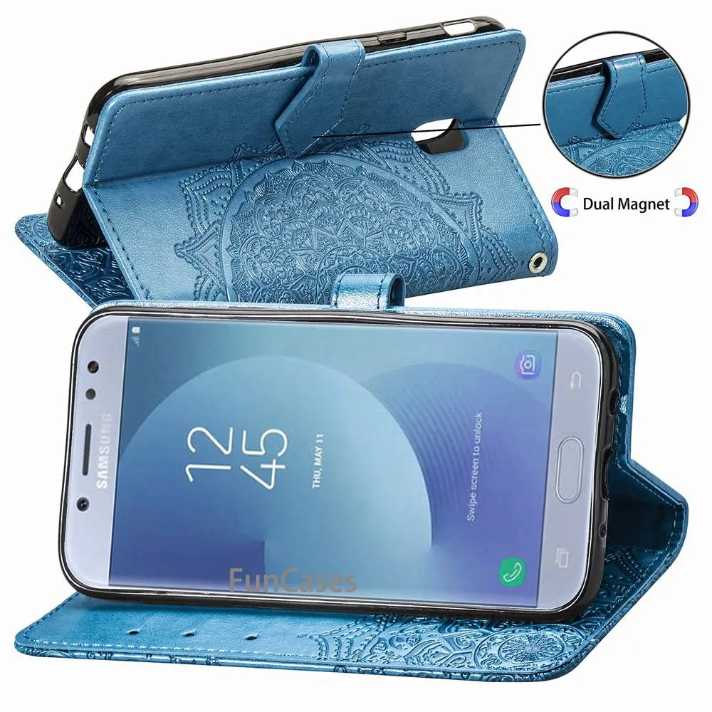 Для Samsung Galaxy J5 2017 чехол откидная крышка кожанный кошелек для телефона J530F J530 с