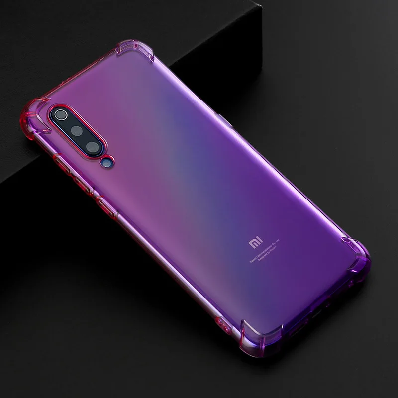 Противоударный прозрачный мягкий силиконовый чехол для Redmi K20 Pro Note 7