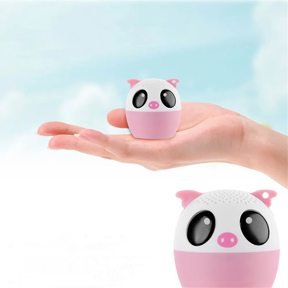 Мультяшный милый мини Bluetooth динамик портативный музыкальный проигрыватель для