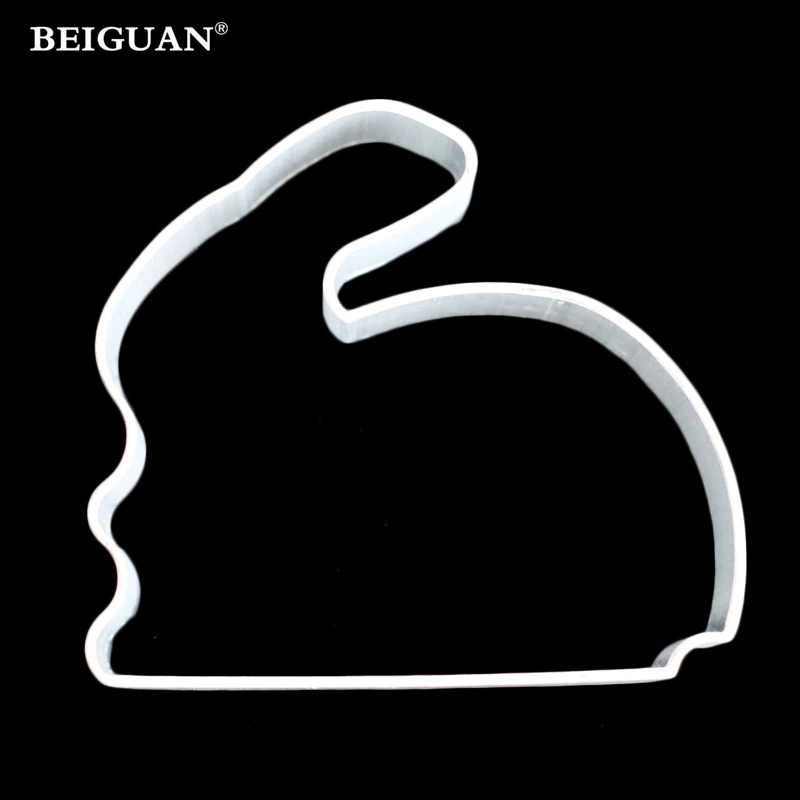 Алюминиевая форма в форме кролика для выпечки печенья торта кондитерских