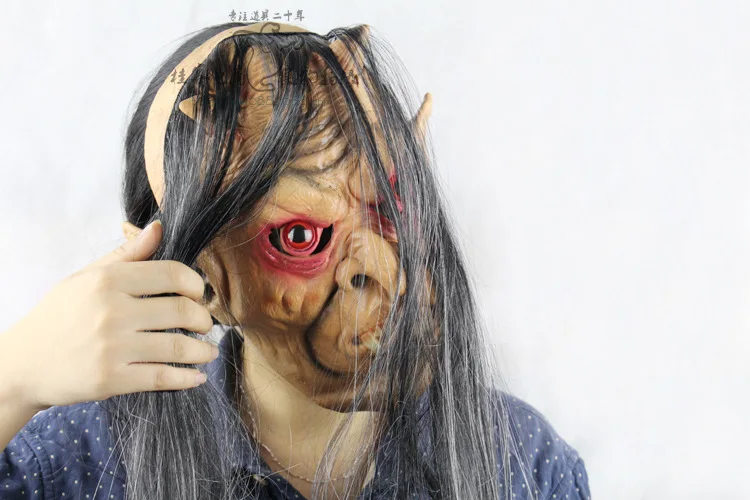 2016 Бесплатная доставка шестиугольная маска животного аниме демона страшного