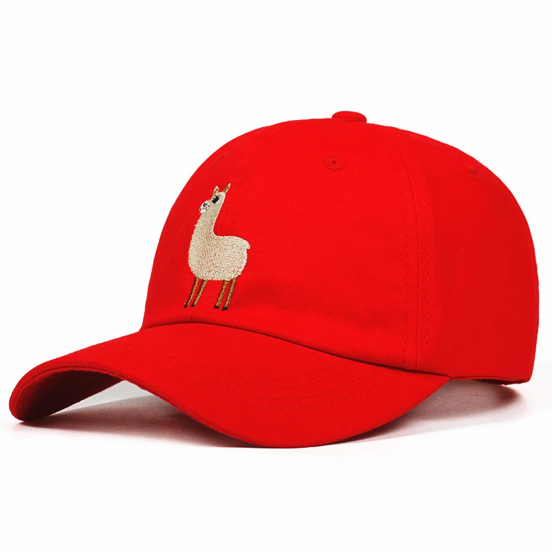 2018 Милая бейсболка с вышивкой из альпаки для мужчин и женщин Классическая