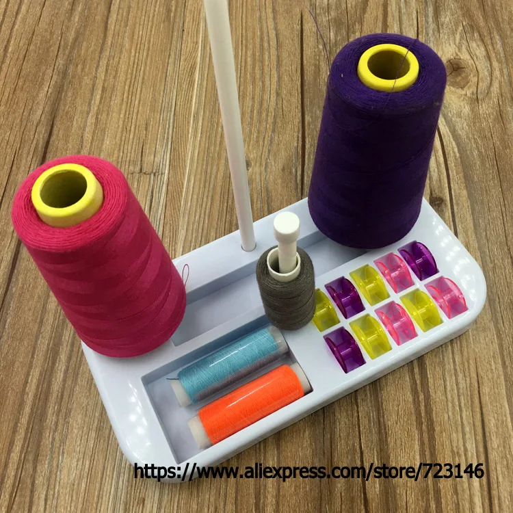 Держатель для шпули с 3 нитями подставка шитья шпульки домашней швейной машины