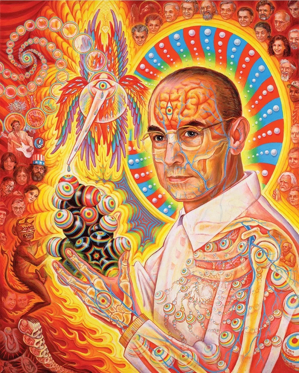 Горячая Распродажа Custom Alex Grey Oversoul плакат новые красивые принты высокое качество