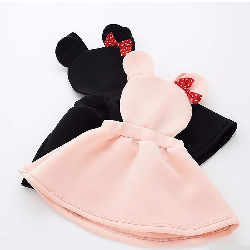 2020 new girls cute air layer strap girl dress cartoon minnie children's clothing cotton summer autumn baby skir | Детская одежда и