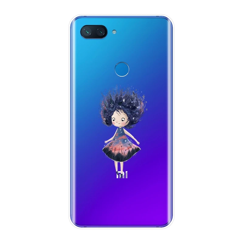 Чехол для телефона Xiaomi MI A1 A2 Lite Mi5 Mi6 Mi8 силиконовый чехол-накладка с мультяшным