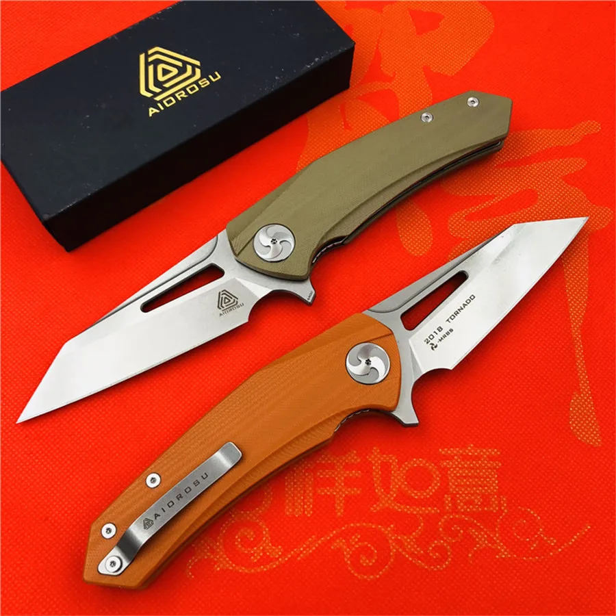 MAXACE оригинальный AIOROSU Fengshen серии tornado 440C стальное лезвие G10 Ручка Открытый Кемпинг