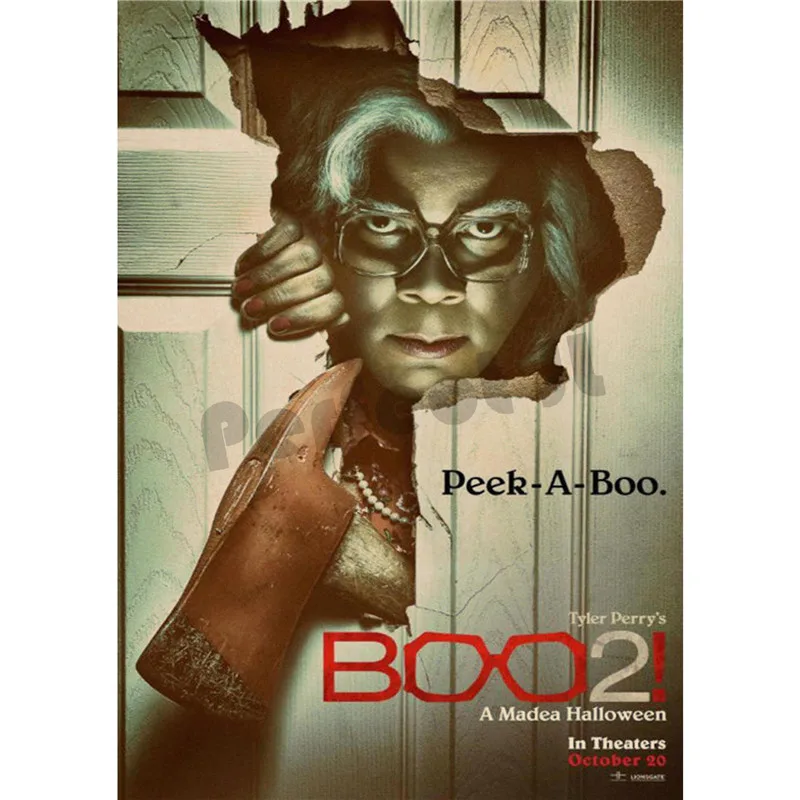 Фото Boo! A Madea Halloween Home Furnishing decoration retro poster Kraft Movie Poster Drawing core Wall stickers Дом и сад Boo! A Madea Halloween Home Furnishing decoration retro poster Kraft Movie Poster Drawing core Wall stickers Дом и сад
