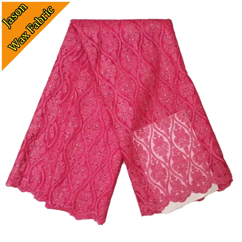 В нигерийском стиле кружевных тканей Франции Чистая кружево Африки кружевной