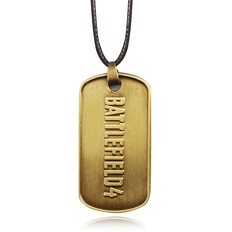 Игра Battlefield 1 Цепочки и ожерелья s Ограниченная серия Dog Tag Cos двойной кулон |