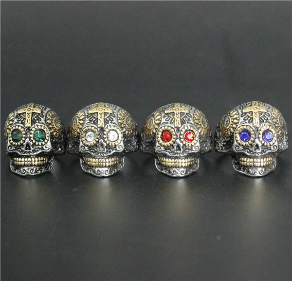 Новинка 2017 модное Золотое искусственное кольцо с красочными глазами из