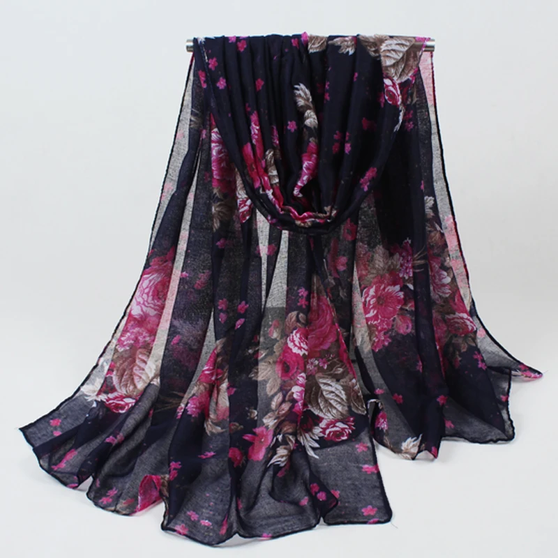 2019 шарф тонкий хлопок вискоза весна и осень Лидер продаж женские летние эмуляции