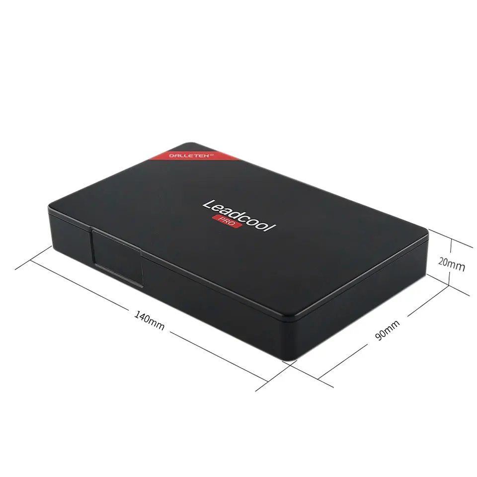 Leadcool Pro Android 8,1 ТВ приставка 1G 8 GB/2G 16GB RK3229 Четырехъядерный 4K медиа-плеер 100M LAN Поддержка 2,4 ГГц wifi