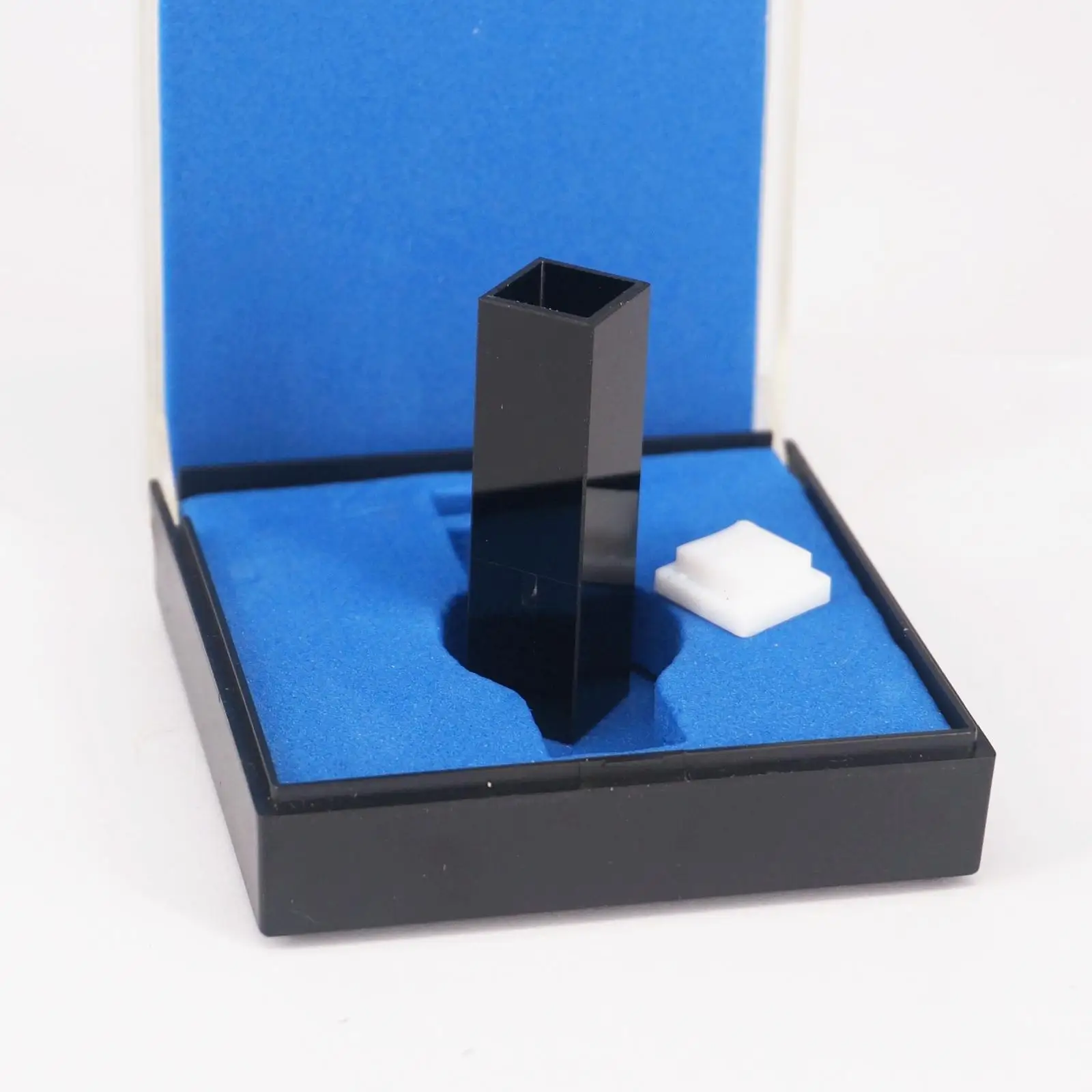 45ul Sub Micro флуоресцентный кварцевый элемент JGS1 с черными стенами и крышкой|cell|cell