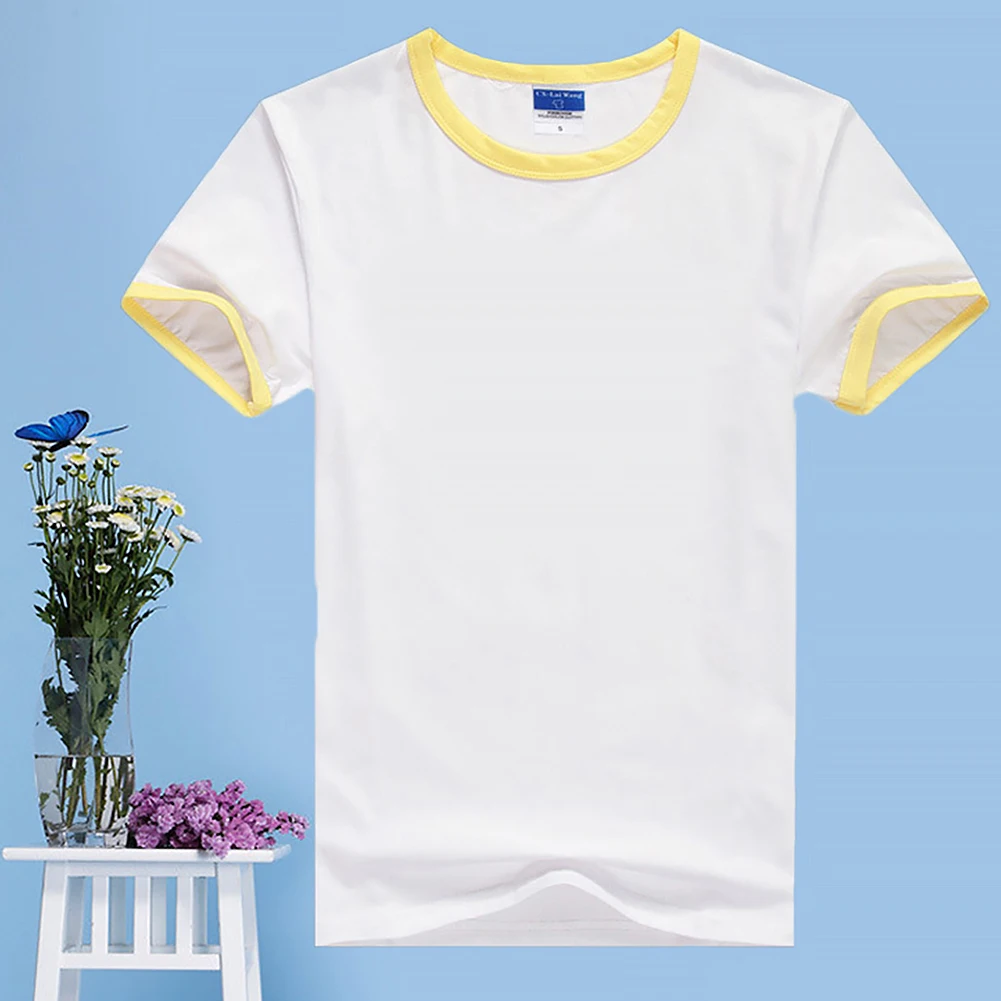 Лидер продаж Новые летние для мужчин модные короткий рукав круглый воротник