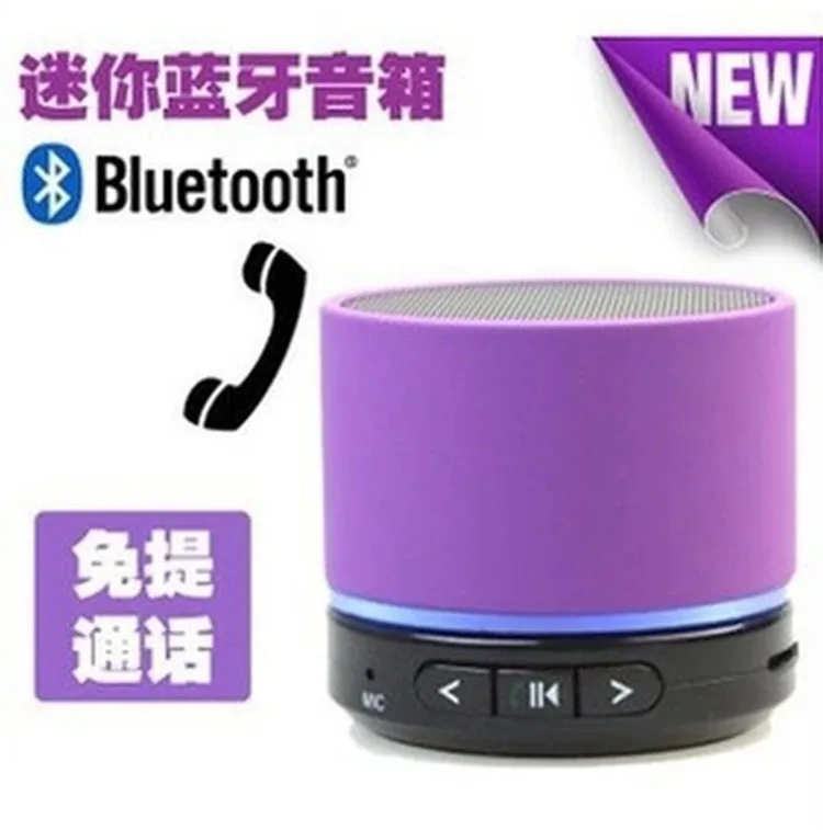 S11 led Bluetooth динамик беспроводной мини HiFi музыкальный плеер с микрофоном для MP4 MP3