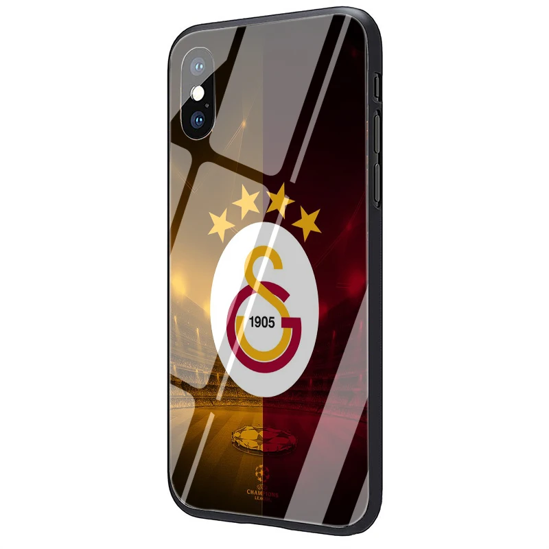 G14 Турция Galatasaray мягкий чехол из закаленного стекла чехол для iPhone 5 5S SE 6 6s 7 8 plus X XR XS 11 pro Max - Цвет: G14