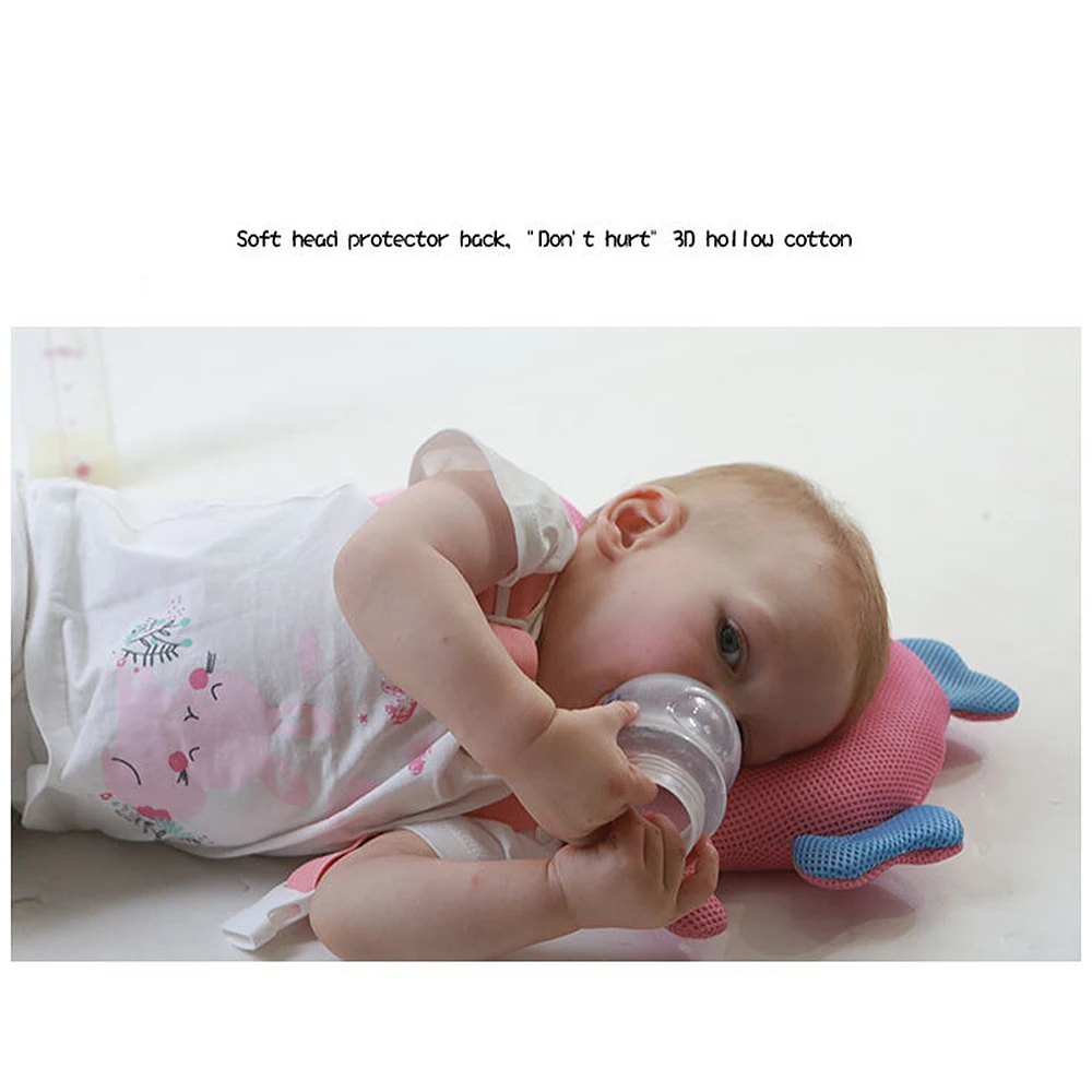 Newborn Baby Head Protection Pad Pillow New-Born Toddler Headrest Kids Back Shatter Resistant Cushion Infant Pillows | Мать и ребенок