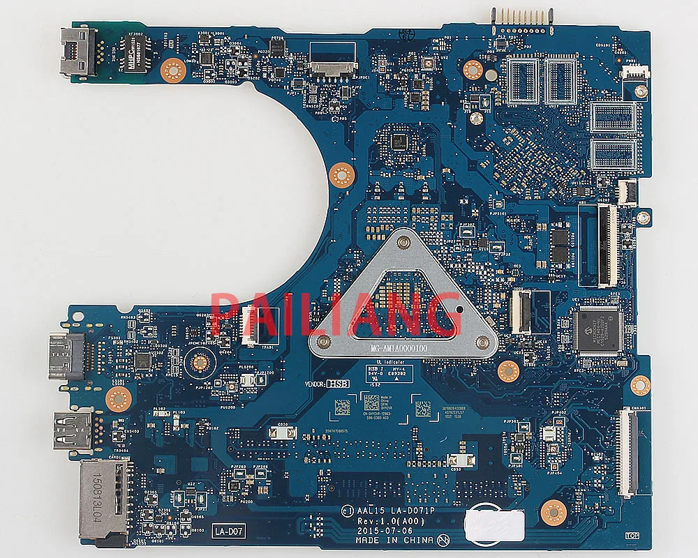 PAILIANG материнская плата для ноутбука DELL Inspiron 15 5000 5559 I7-6500U PC материнская плата CN-0HYCVR 0HYCVR AAL15 LA-D071P full tesed DDR3