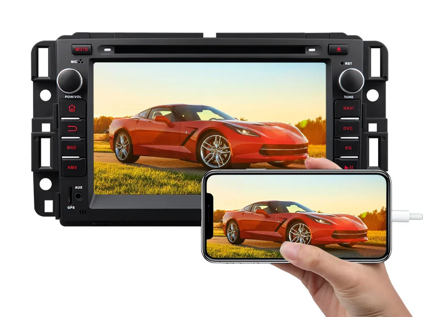 Android 8 0 Восьмиядерный 7 &quotавтомобильный DVD Мультимедийная навигация GPS радио для