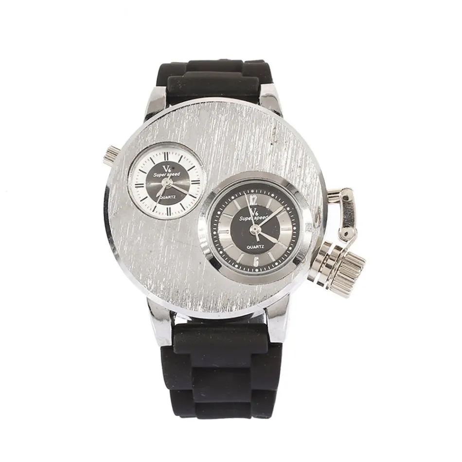 Часы из нержавеющей стали DICTAC черные/белые силиконовые механические часы модные