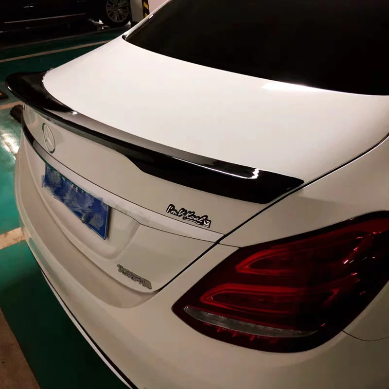 Спойлер для Mercedes Benz W205 C-class C180 C200L C63 спойлер высокого качества ABS задний 2015-2018 |