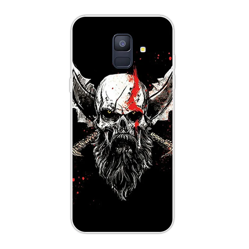 02 Полный протектор мобильного телефона для samsung A600G Прозрачный чехол для Galaxy SM-A600FN, A600FN Модный милый силиконовый чехол с принтом - Цвет: 02